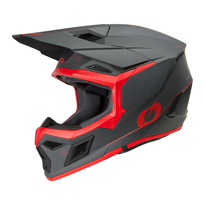 0625-281 Casco 3SRS E-STROKE grigio/rosso XS (53/54 cm)