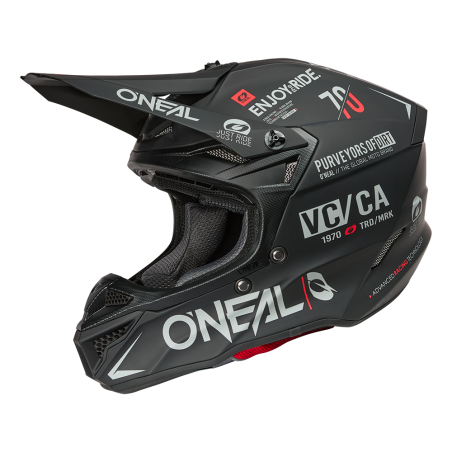 0628-501 Casco 5SRS in poliacrilite BRAND nero/grigio XS (53/54 cm)