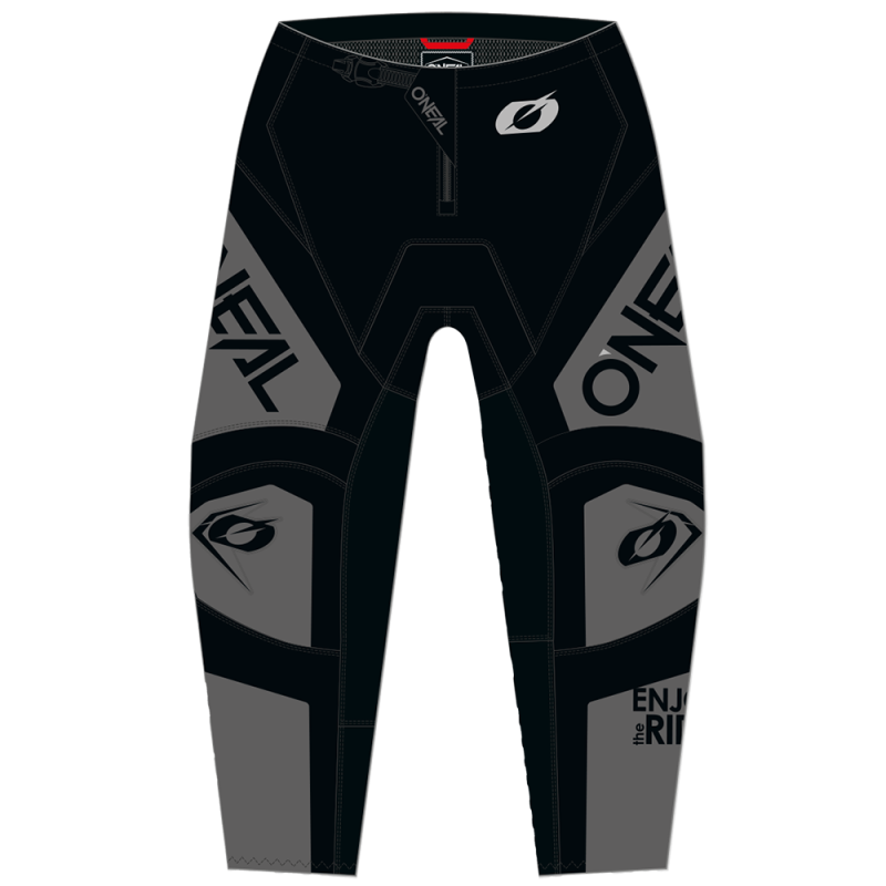 E027-0026 Pantaloni ELEMENT Youth RACEWEAR nero/grigio 26 (152/164)