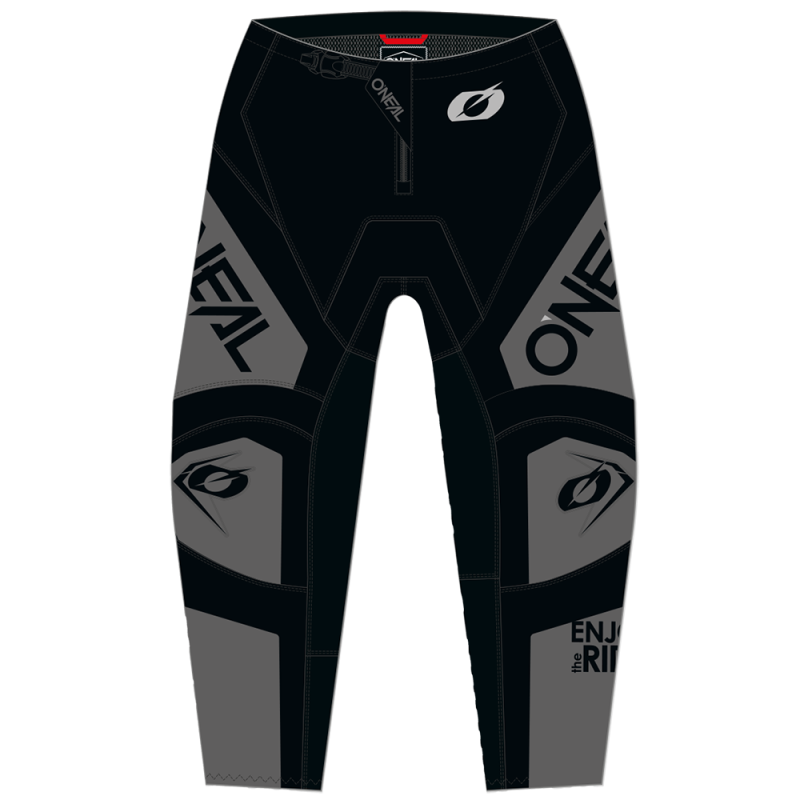 E027-0026 Pantaloni ELEMENT Youth RACEWEAR nero/grigio 26 (152/164)