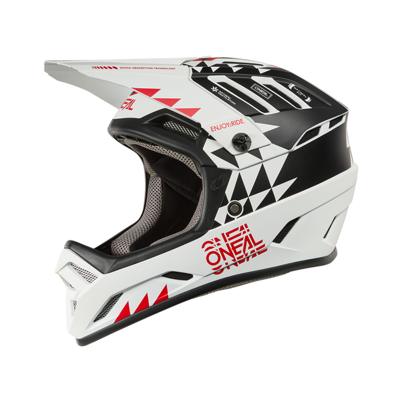 0500-061 Casco BACKFLIP KNOX bianco/nero XS (53/54 cm)
