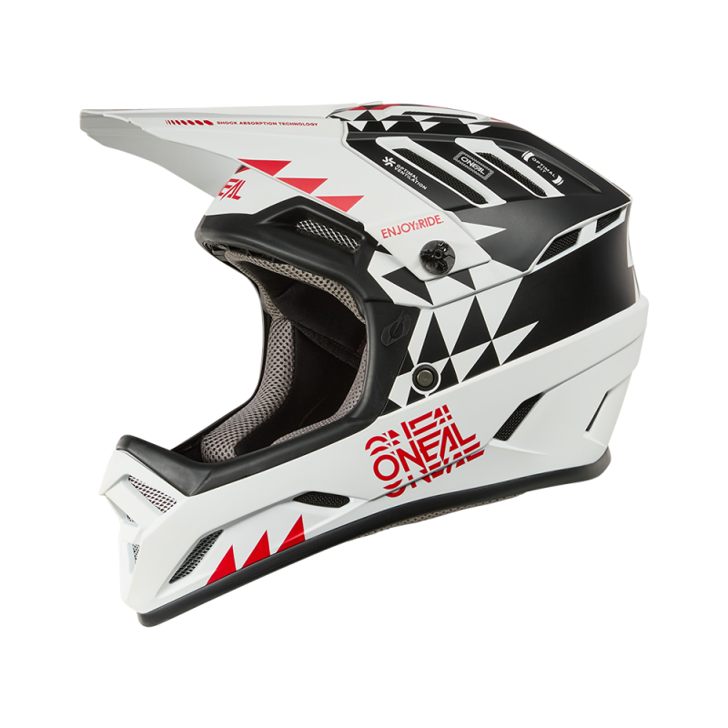 0500-061 Casco BACKFLIP KNOX bianco/nero XS (53/54 cm)
