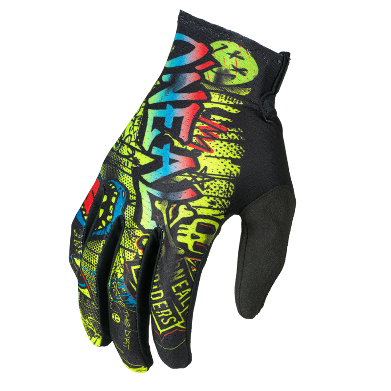 0391-401 Guanto MATRIX Youth RANCID nero/giallo neon XS/1-2