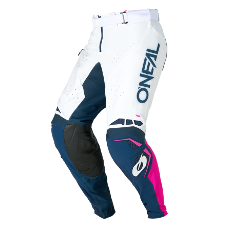 P010-2036 Pantaloni PRODIGY FIVE FIVE blu navy/bianco/rosa 36/52