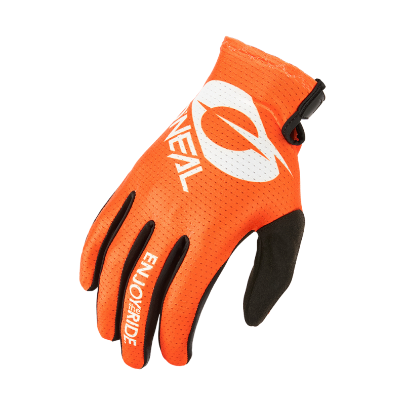 0391-S008 Guanto MATRIX STACKED arancione/bianco S/8