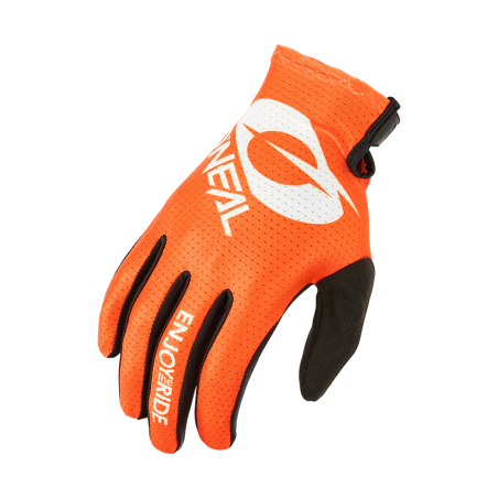 0391-S008 Guanto MATRIX STACKED arancione/bianco S/8