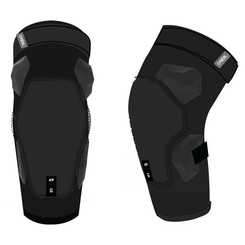 0253-012 Ginocchiere DIRT Youth nere S/M