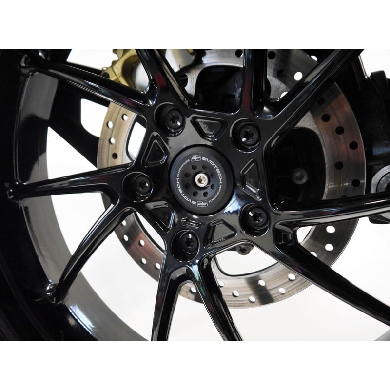 PRN014487-17 Rear Spindle Bobbins Bmw R 1300 GS Triple Black 2024+ Evotech-performance