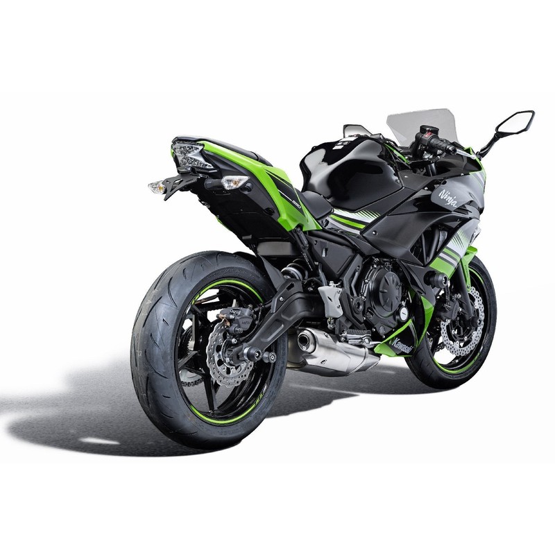 PRN013633-09 Rear Spindle Bobbins Kawasaki Ninja 650 40 TH Anniversary Edition 2024+ Evotech-perform