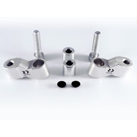 Distanziali specchi retrovisori - coppia - argento UNIVERSALE