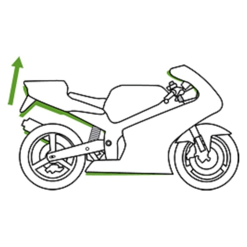 Kit innalzamento moto SUZUKI GSX R 600 600 2001 2005