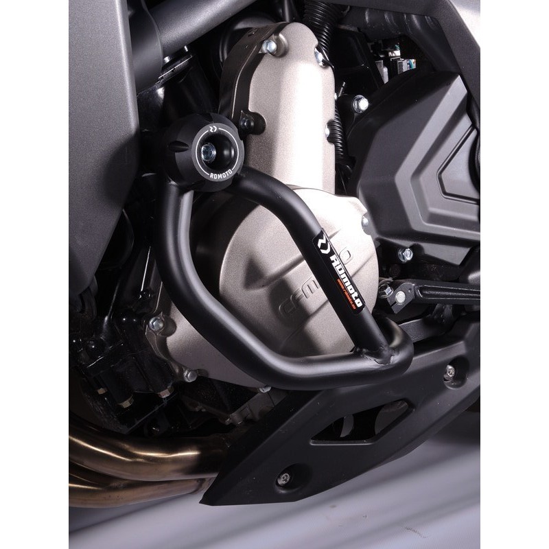 Barre Paramotore RDmoto - kit barre di protezione - nero - tampone trapezoidale CF Moto NK 650 650 2020 2023