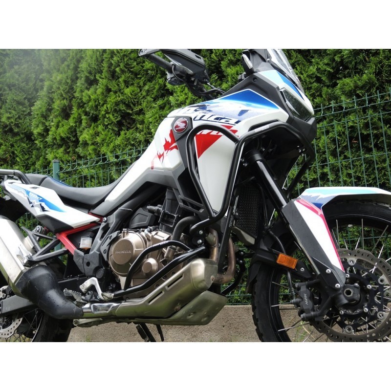 Barre Paramotore RDmoto - kit barre di protezione inferiore e superiore - argento HONDA Africa Twin CRF 1100 L 1100 2024 2026