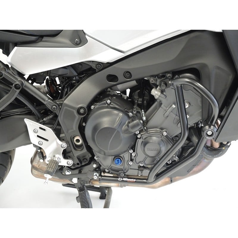 Barre Paramotore RDmoto - kit barre di protezione - nero con tampone a diamante YAMAHA XSR 900 900 2022 2026