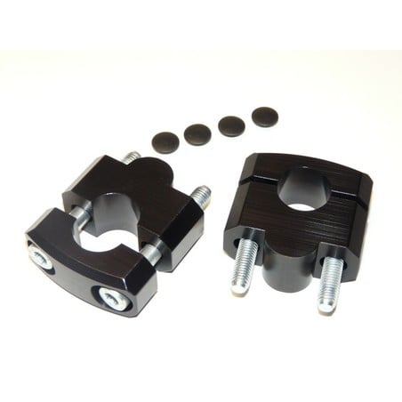 Riser manubrio - diam 28mm +30mm - kit - argento YAMAHA Tenere 700 Rally 700 2020 2026