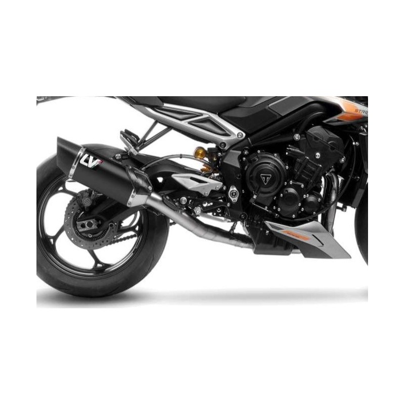 Scarico Completo LV-14 R Black Edition Corsa TRIUMPH Street Triple 765 RS 765 2023 2024