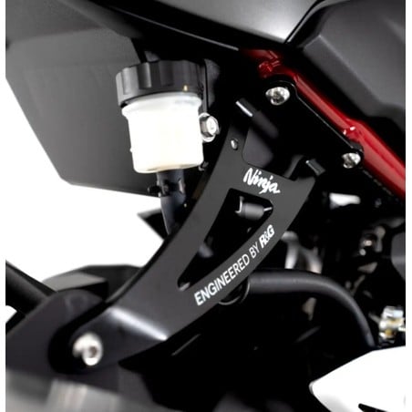 Staffa Silenziatore - con piastrina per staffa pedane sx KAWASAKI Ninja 400 400 2018 2023