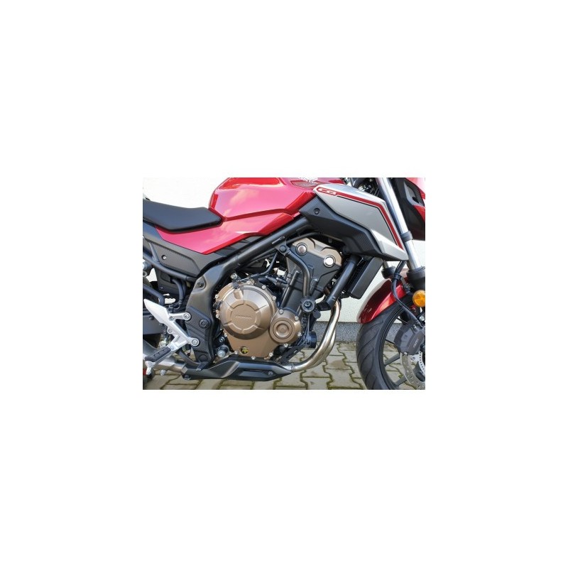 Tamponi telaio PH01 - coppia - nero HONDA CB 500 X 500 2018 2024
