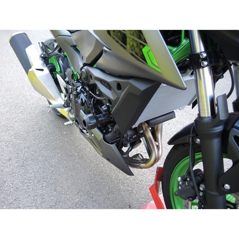 Tamponi telaio PH01 - coppia - nero KAWASAKI Ninja 500 SE 500 2024 2025