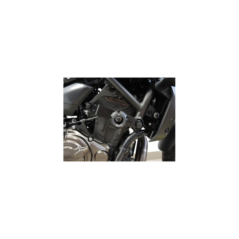 Tamponi telaio PH01 - coppia - nero YAMAHA MT 07 690 2014 2024