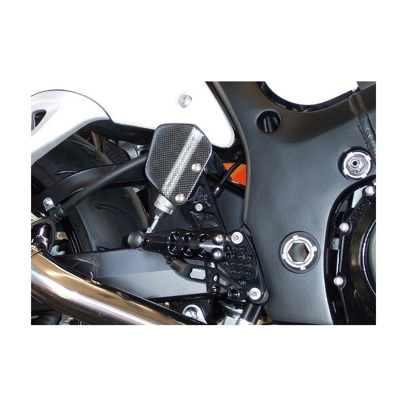 Pedane AS31GT - cambio rovesciato SUZUKI GSX R 1300 Hayabusa 1300 2008 2019