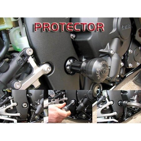 PROMO Protezione motore Yamaha R1 04-06 Black