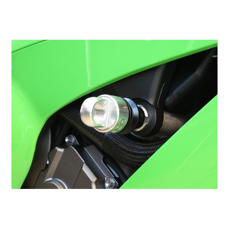 Tappi in alluminio con ganci per fissaggio cinghie KAWASAKI