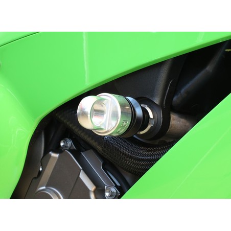 Tappi in alluminio con ganci per fissaggio cinghie KAWASAKI