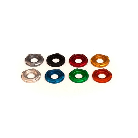 Coppia rondelle speciali in alluminio per supporto targa Evotech BMW