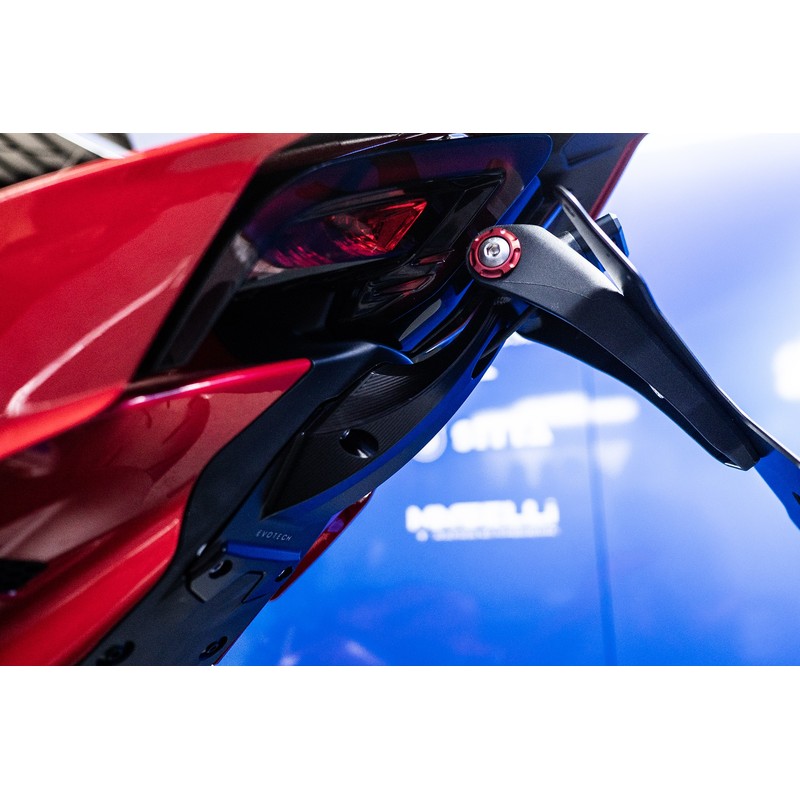 Coppia rondelle speciali in alluminio per supporto targa Evotech HUSQVARNA