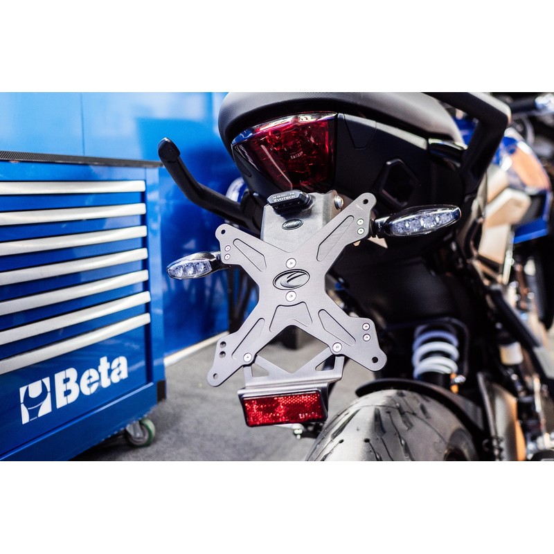 Portatarga regolabile Triumph Tiger Sport 660