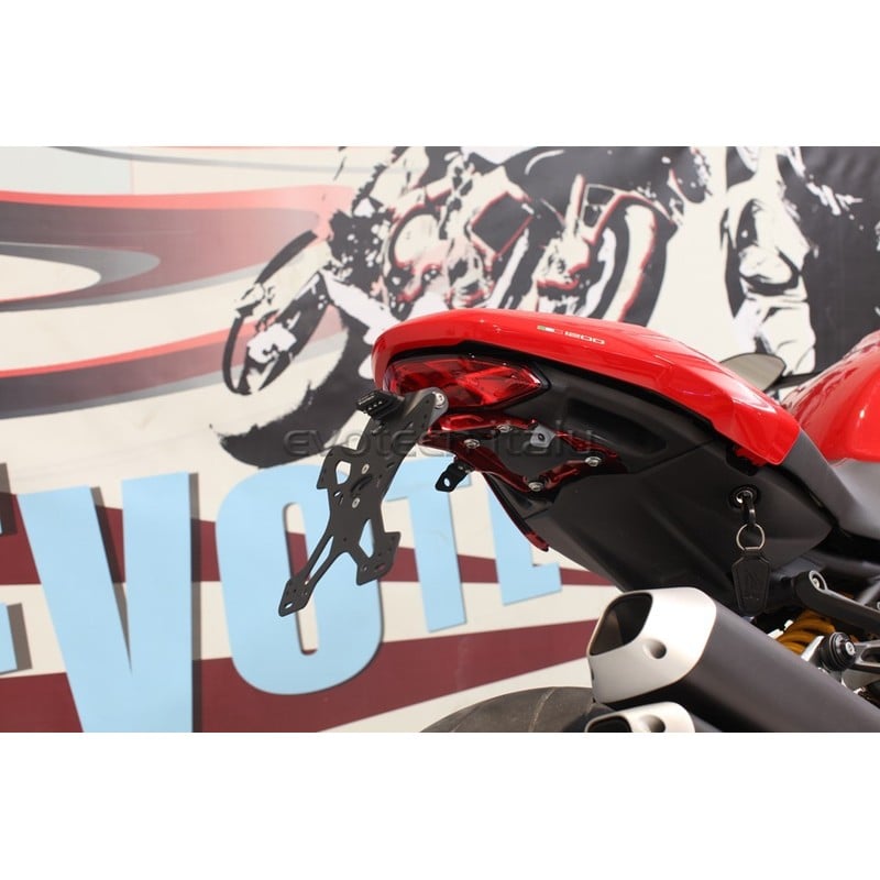 Portatarga Ducati Monster 1200/S 17-20 Versione Premium