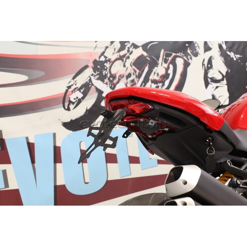 Portatarga Ducati Monster 1200/S 17-20 Versione Premium