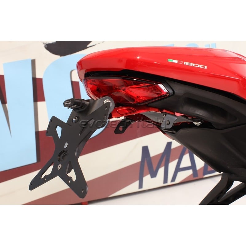 Portatarga Ducati Monster 1200/S 17-20 Versione Premium