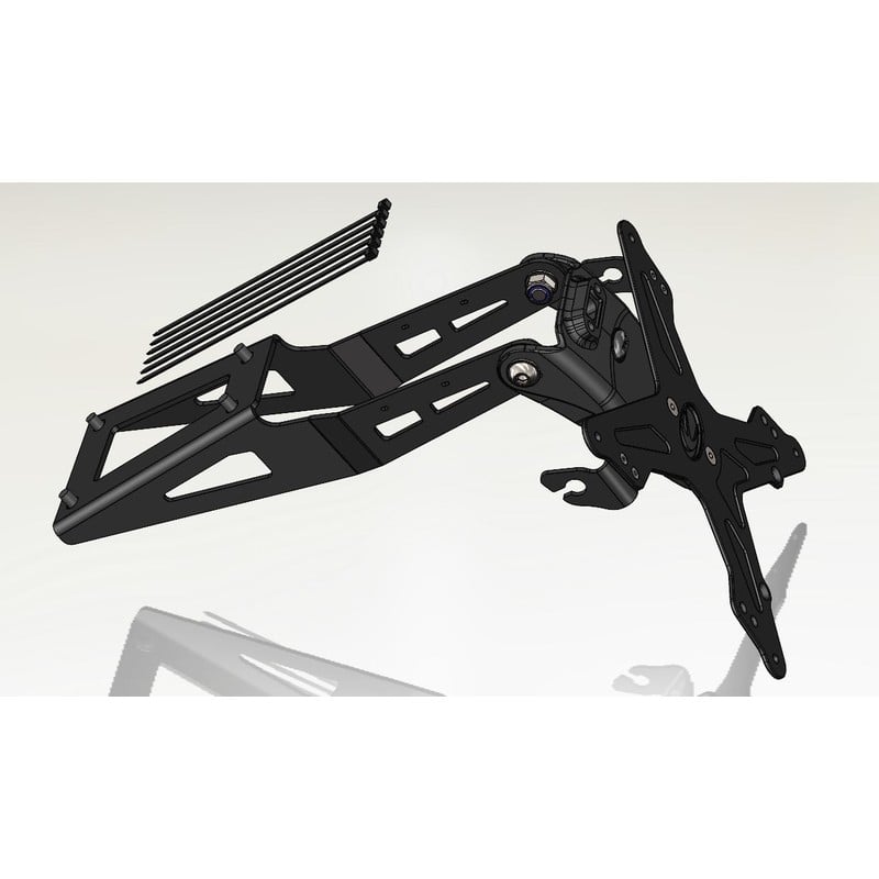Portatarga regolabile Ducati Monster 890 2026