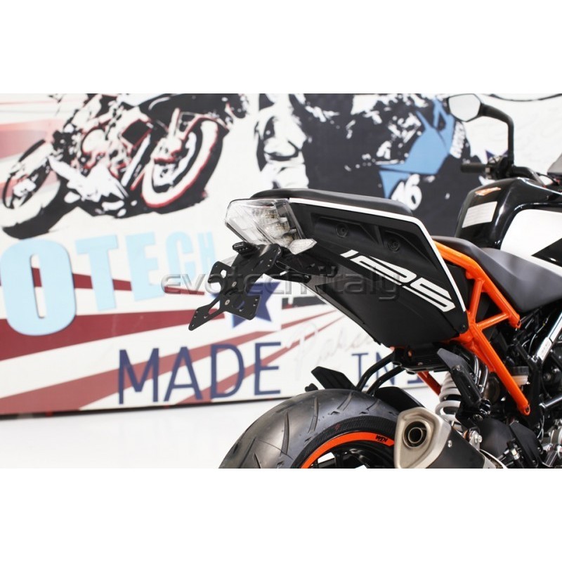 Portatarga regolabile Ktm Duke 125/390 17-23