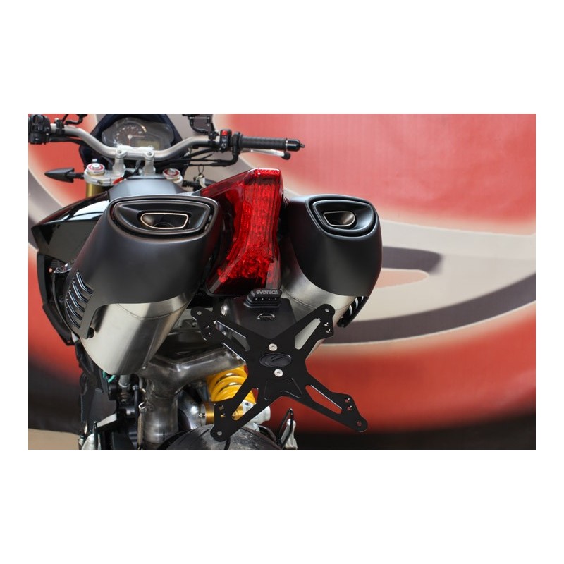 Portatarga regolabile Evotech Aprilia Dorsoduro 1200 11-15