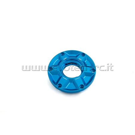 TAPPO BENZ. SGANCIO RAPIDO APRILIA,BENELLI,MV,TRIUMPH Electric blue