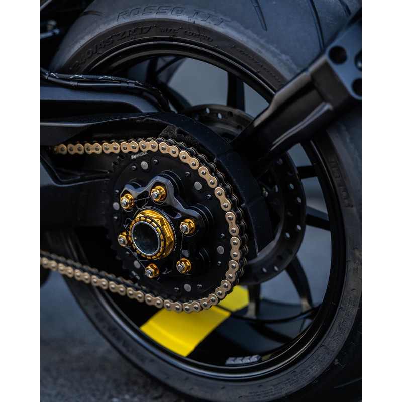 Kit portacorona, dadi flangia e dado portacorona Ducati Panigale V4/Streetf V4