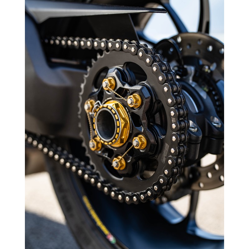 Kit portacorona, dadi flangia e dado portacorona Ducati Panigale V4/Streetf V4