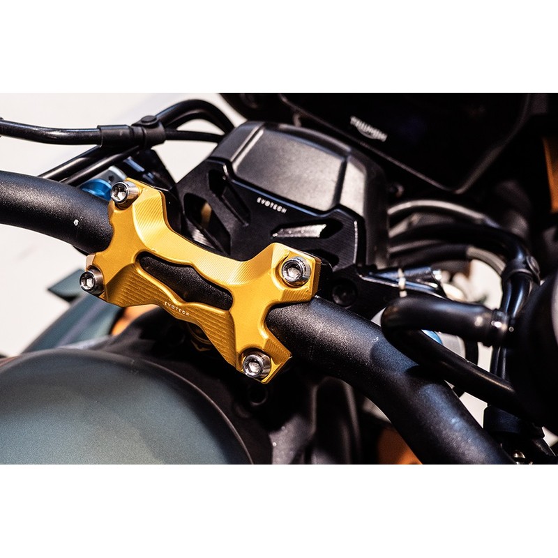 Piastra di sterzo superiore con riser Triumph Speed Triple 1200 RS/RX