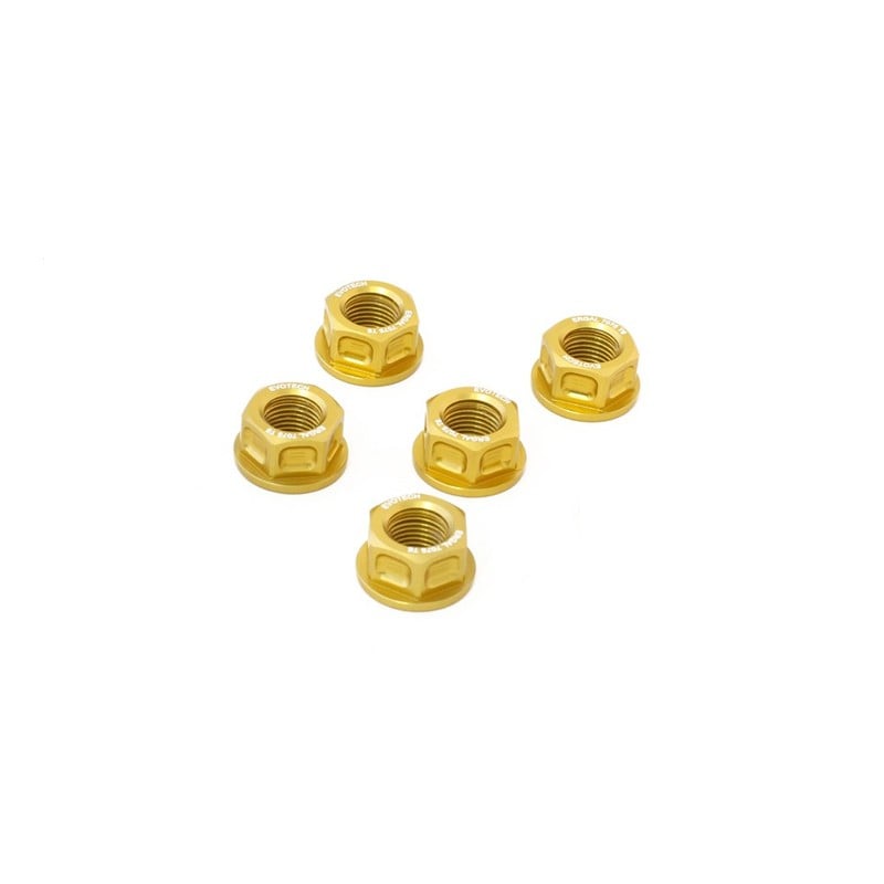 Kit 5 dadi corona M10X1,25 MV AGUSTA