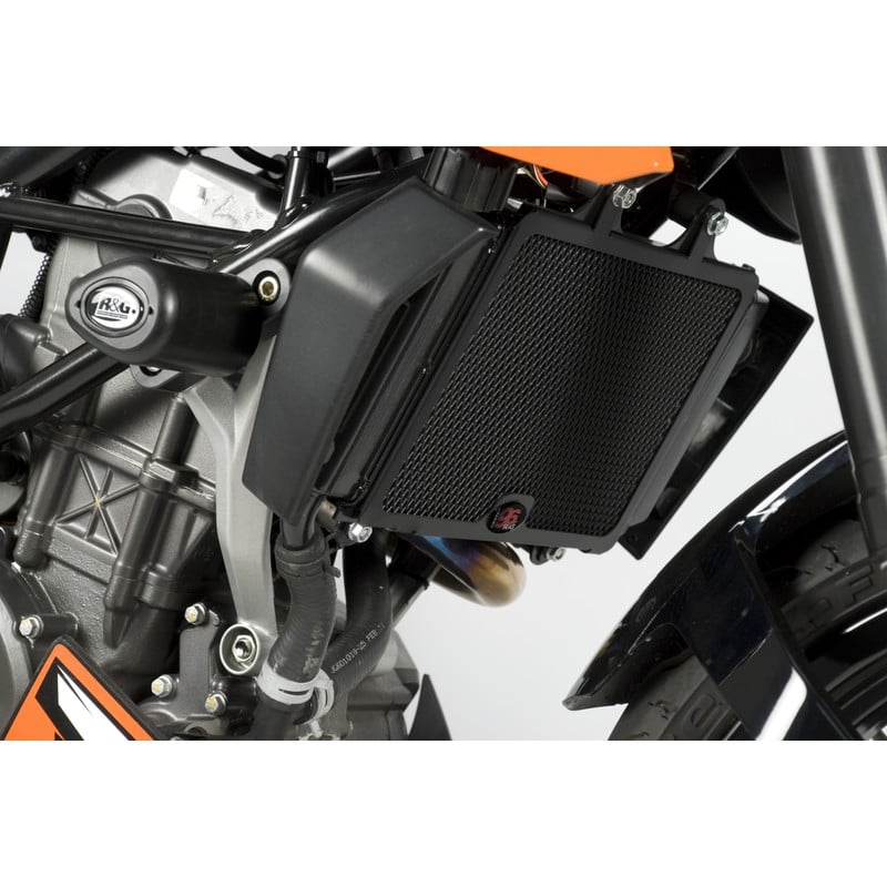 RGRAD0108OR Rejillas de protección Parrilla enfriadora de agua Ktm 125 Duke 125 2011+ acabado naranj