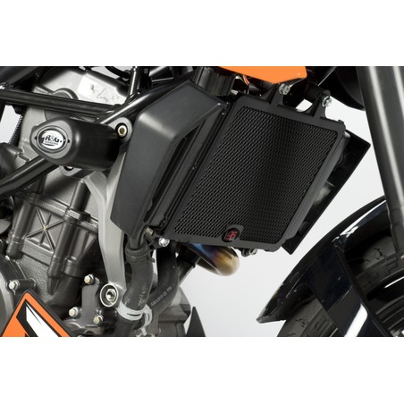 RGRAD0108OR Kratki ochronne Grill chłodnicy wodnej Ktm 125 Duke 125 2011+ wykończenie pomarańczowe R