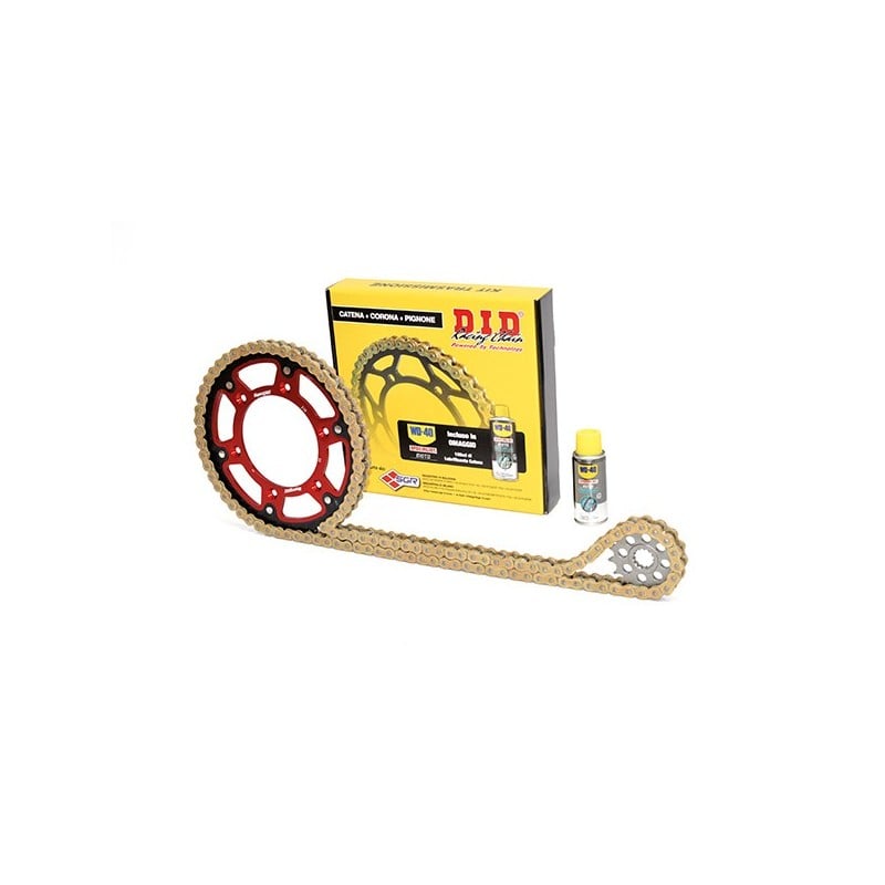 S100150STRED Chain and sprocket kit Replacement Kit - SuperSprox Stealth sprocket Honda CRF 230 F Ea