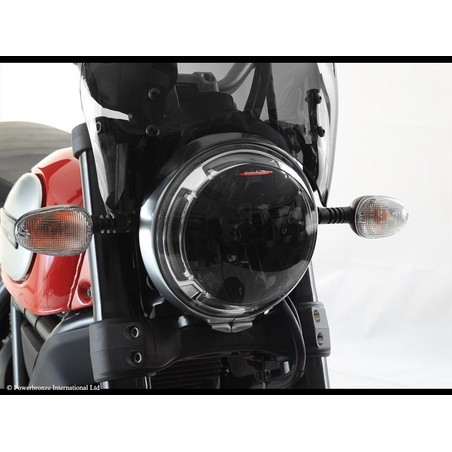 440-D160B-006 Osłona reflektora Ducati Scrambler 800 Cafe Racer 800 2017+ żółty POWERBRONZE