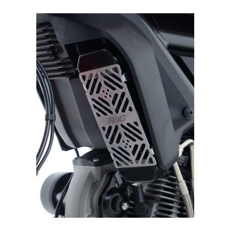 RGOCG0022SI Schutzgitter Ölkühlergrill Ducati Scrambler 800 Cafe Racer 800 2017+ R&G
