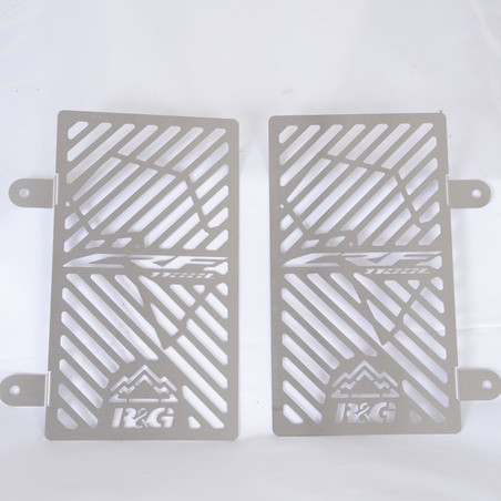 RGBRG0018SS Kratki ochronne Markowy grill chłodniczy ze stali nierdzewnej Honda Africa Twin CRF 1100