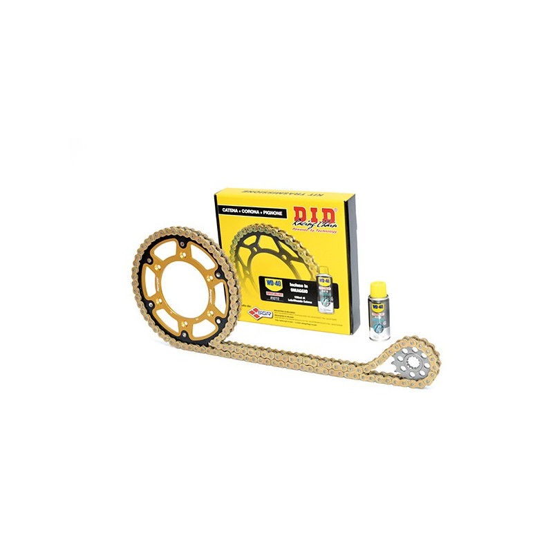 S100593STGLD Kit de cadena y piñón cadena y Kit de reemplazo - Piñón SuperSprox Stealth Suzuki DR 25