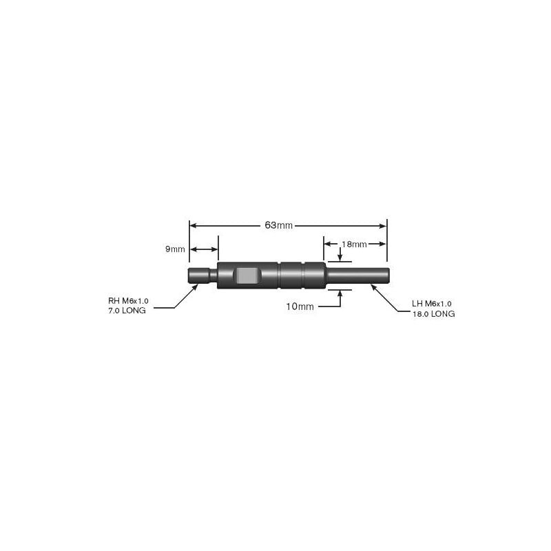 32104066 Schnellschalthebel Schaltstange für Quickshifter-Sensor Universale DYNOJET